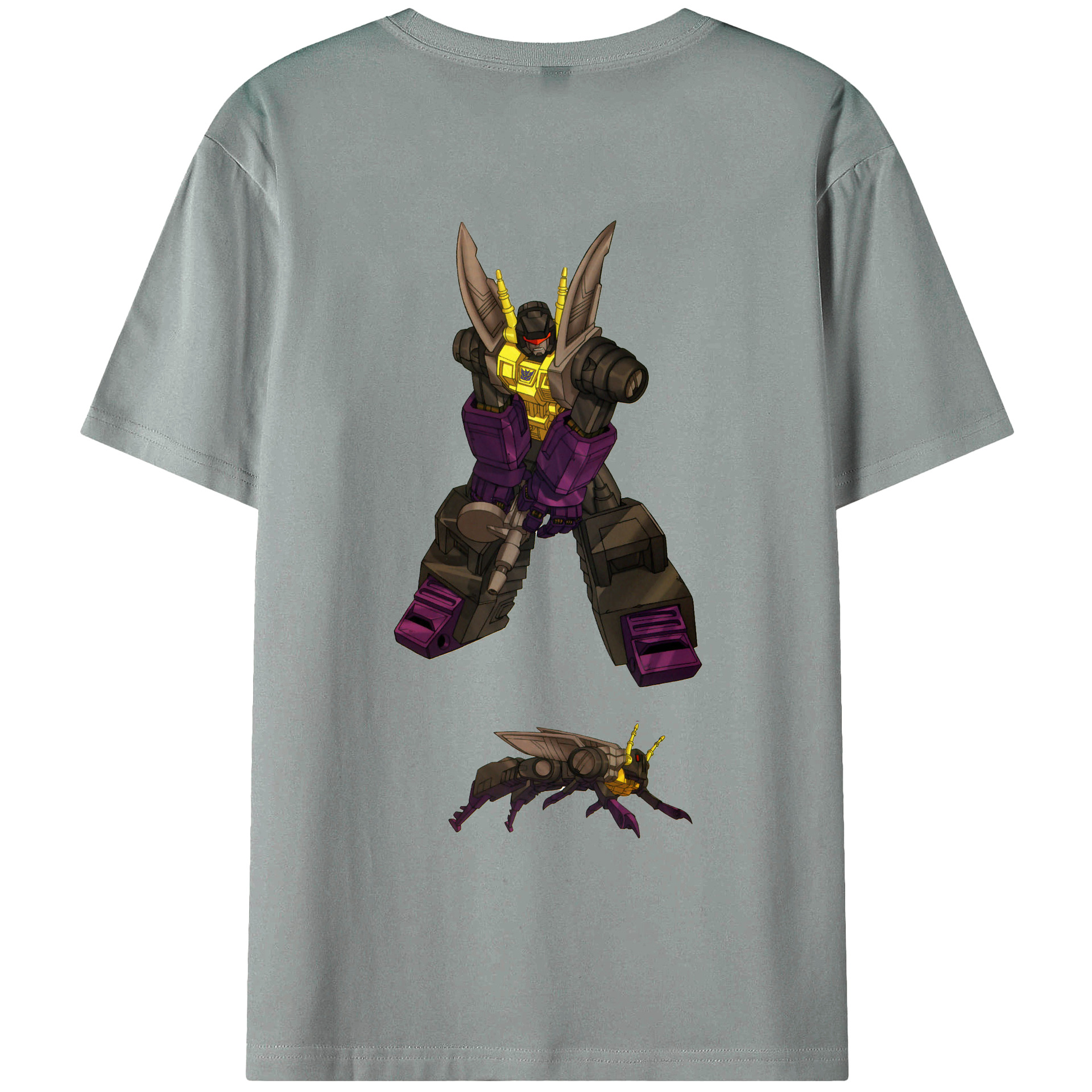 （画像用）  綿100％ メンズ半袖Tシャツ（バックプリント） 通気性